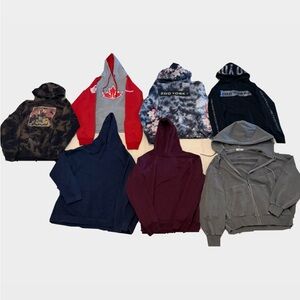 CLEARANCE Men’s Assorted Hoodie Bundle - 7pcs